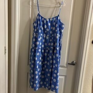 Universal Thread Floral Blue Midi Dress